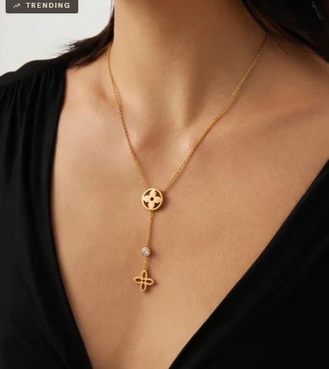 Floral Charm Necklace